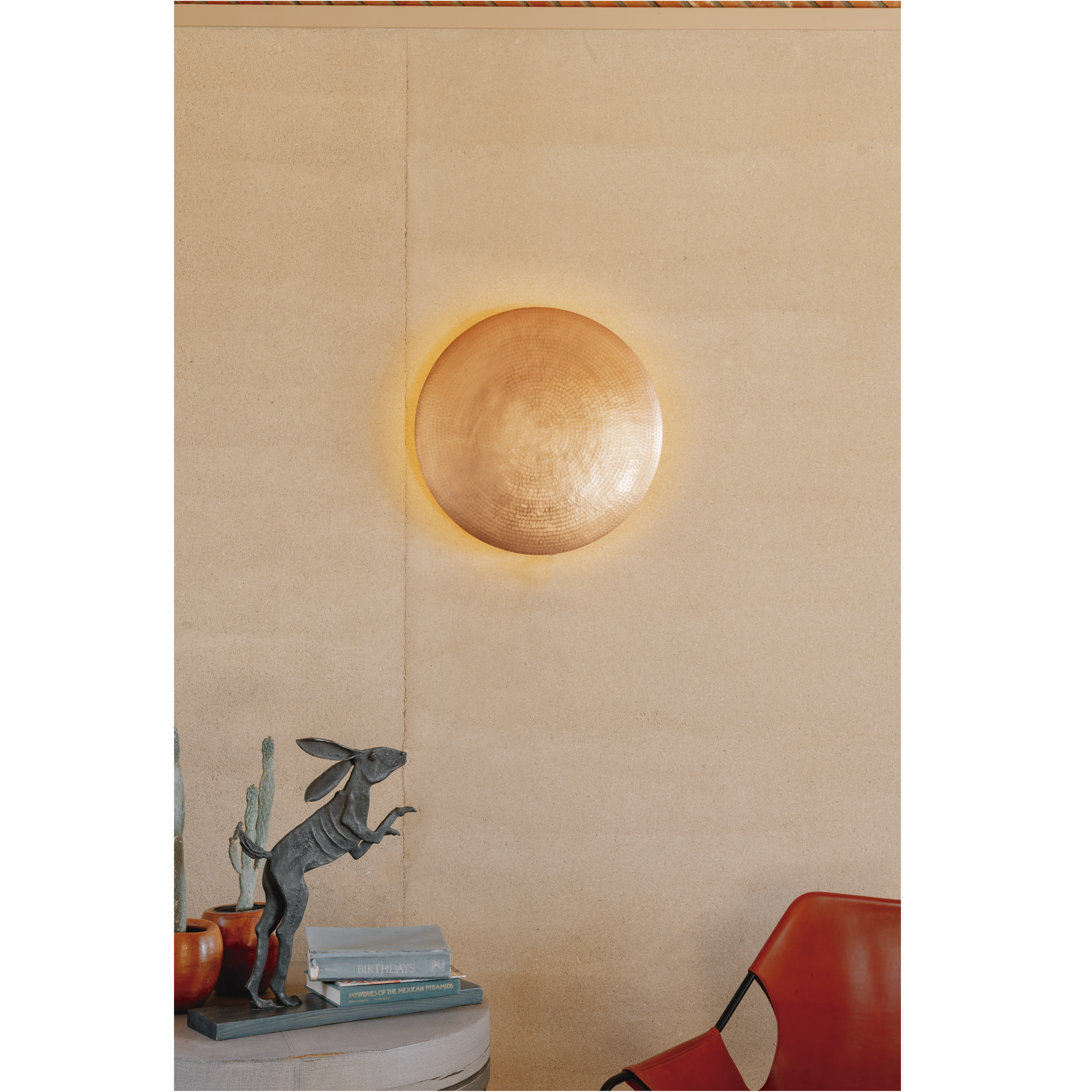 LUNA - LÁMPARA DE PARED DE COBRE