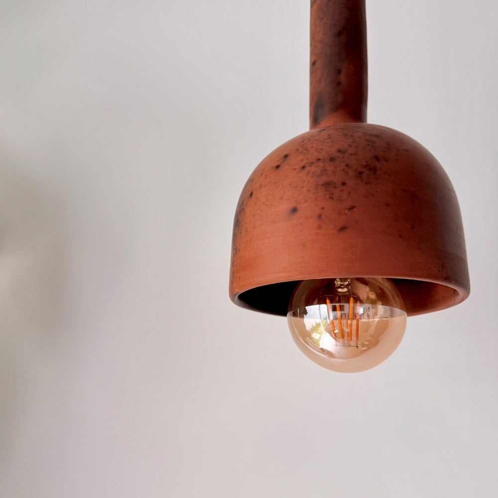 EDAKI - LÁMPARA COLGANTE DE BARRO QUEMADO