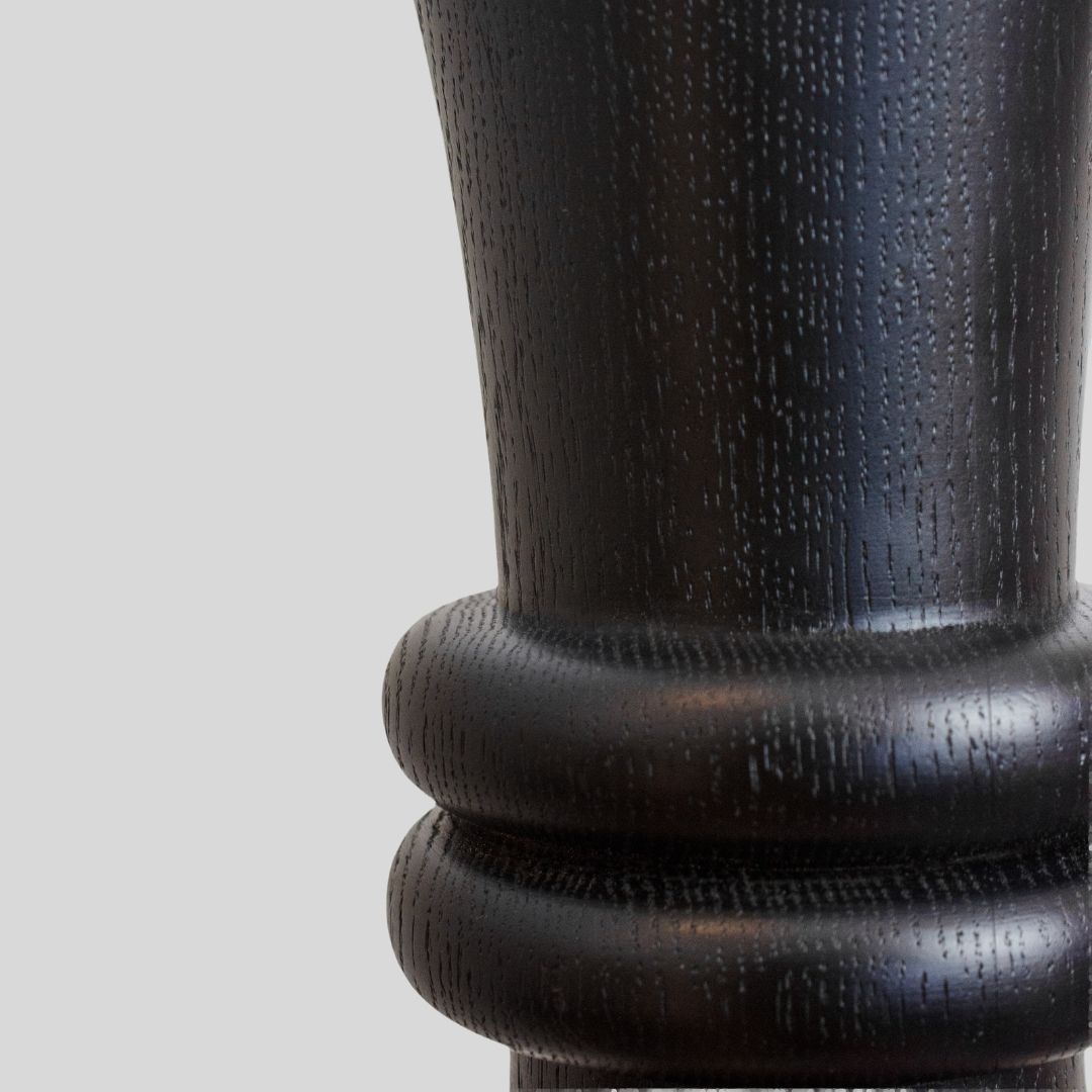 TOZI - LÁMPARA COLGANTE DE ENCINO NEGRO