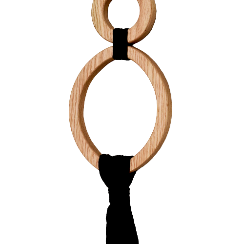 CITLALLI - AROS DE ENCINO CON CUERDAS DE ALGODÓN