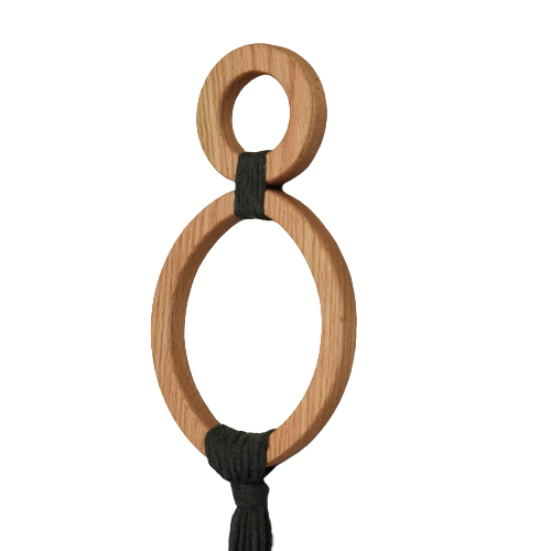 CITLALLI - AROS DE ENCINO CON CUERDAS DE ALGODÓN