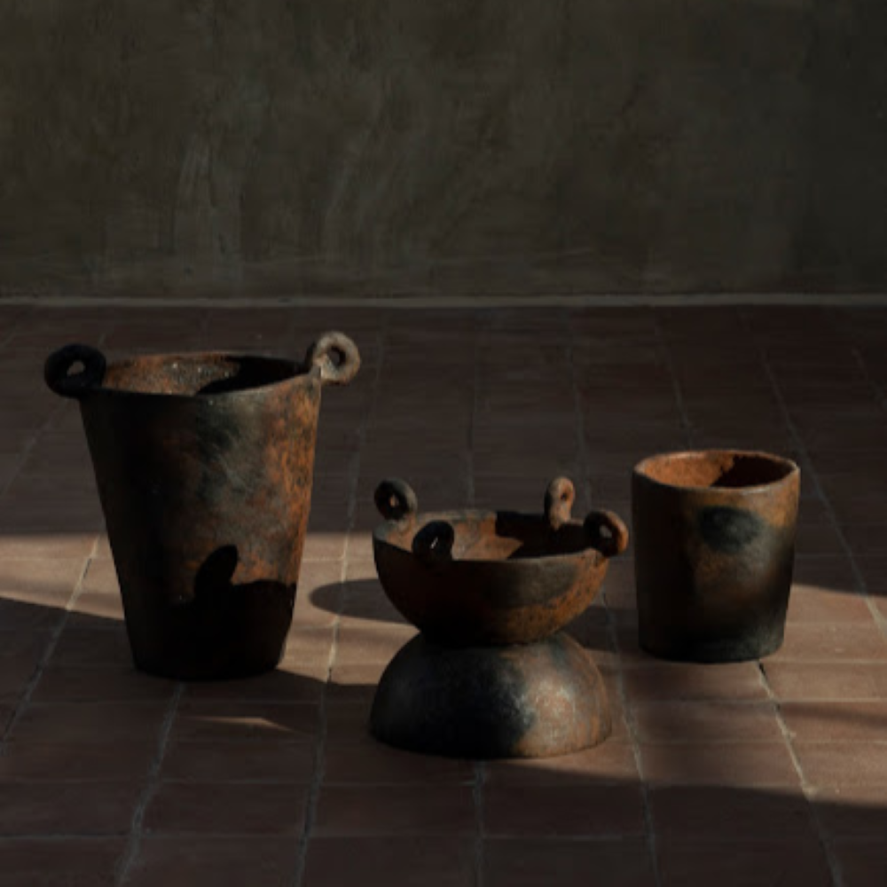 BANNE - JARRÓN DE BARRO