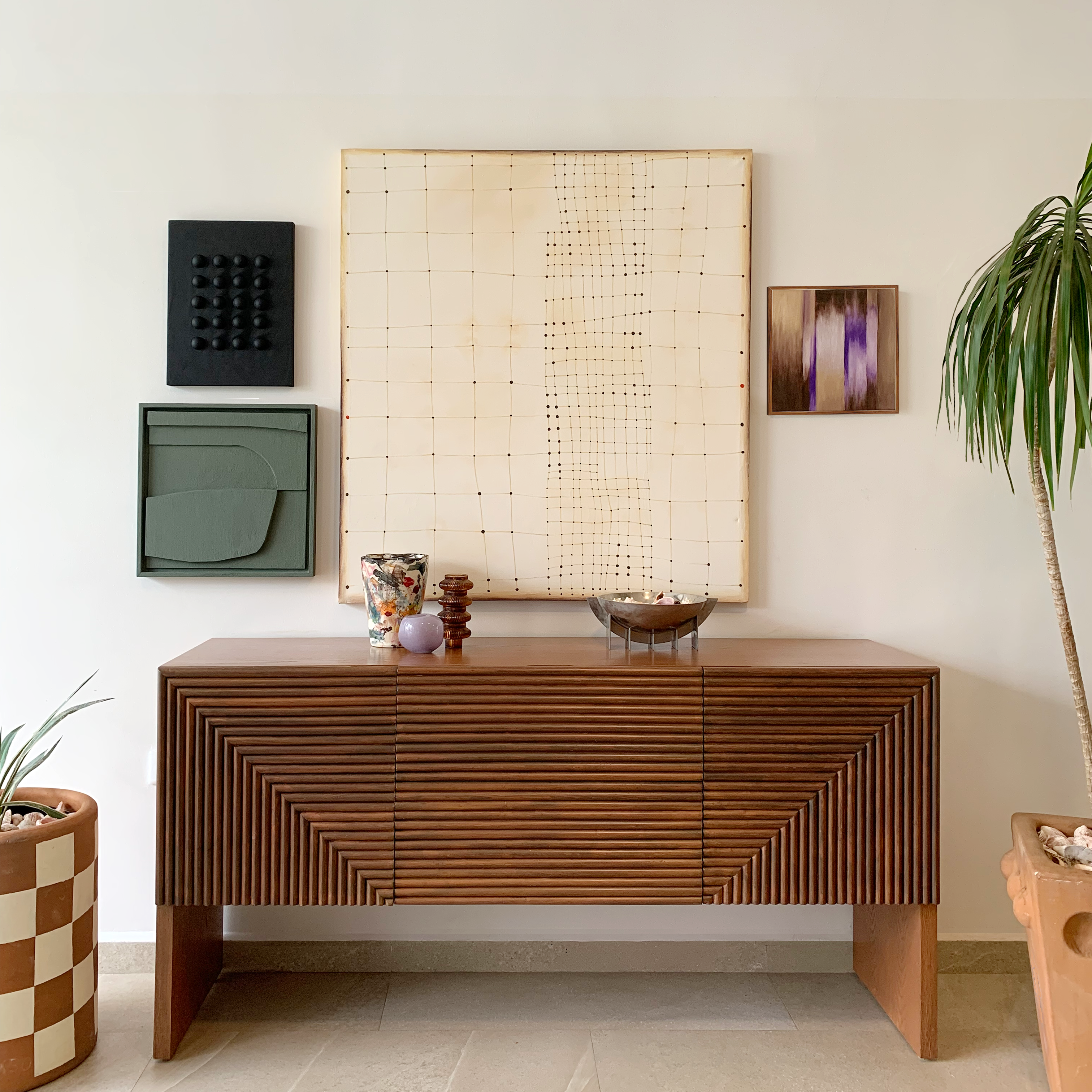 LECCE - CUADRO ARTÍSTICO DE MADERA Y YESO
