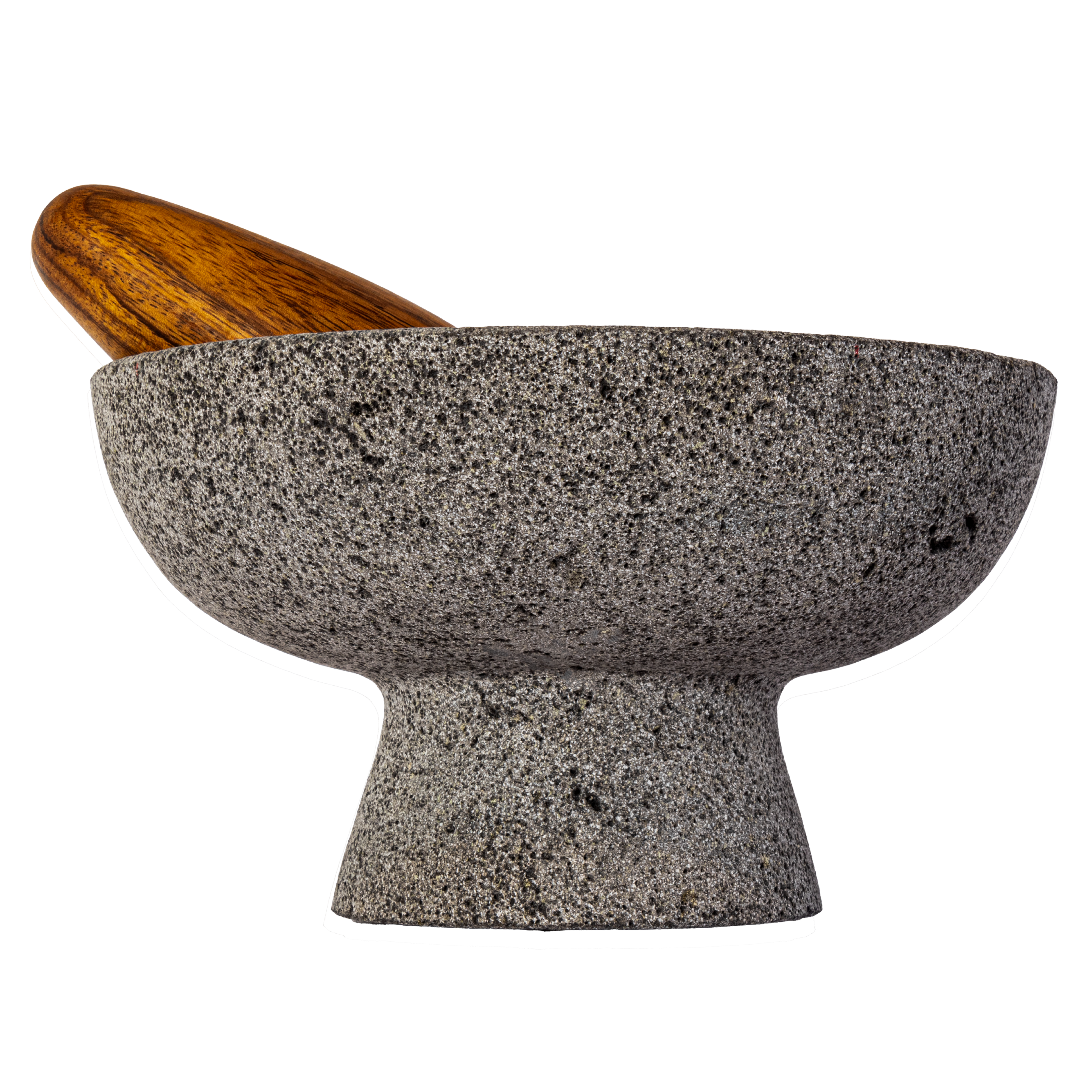COPAL - MOLCAJETE DE PIEDRA CON MAZO DE TZALAM