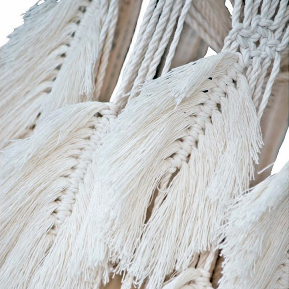 IKTI - PANTALLA CANDIL DE MACRAMÉ DE ALGODÓN