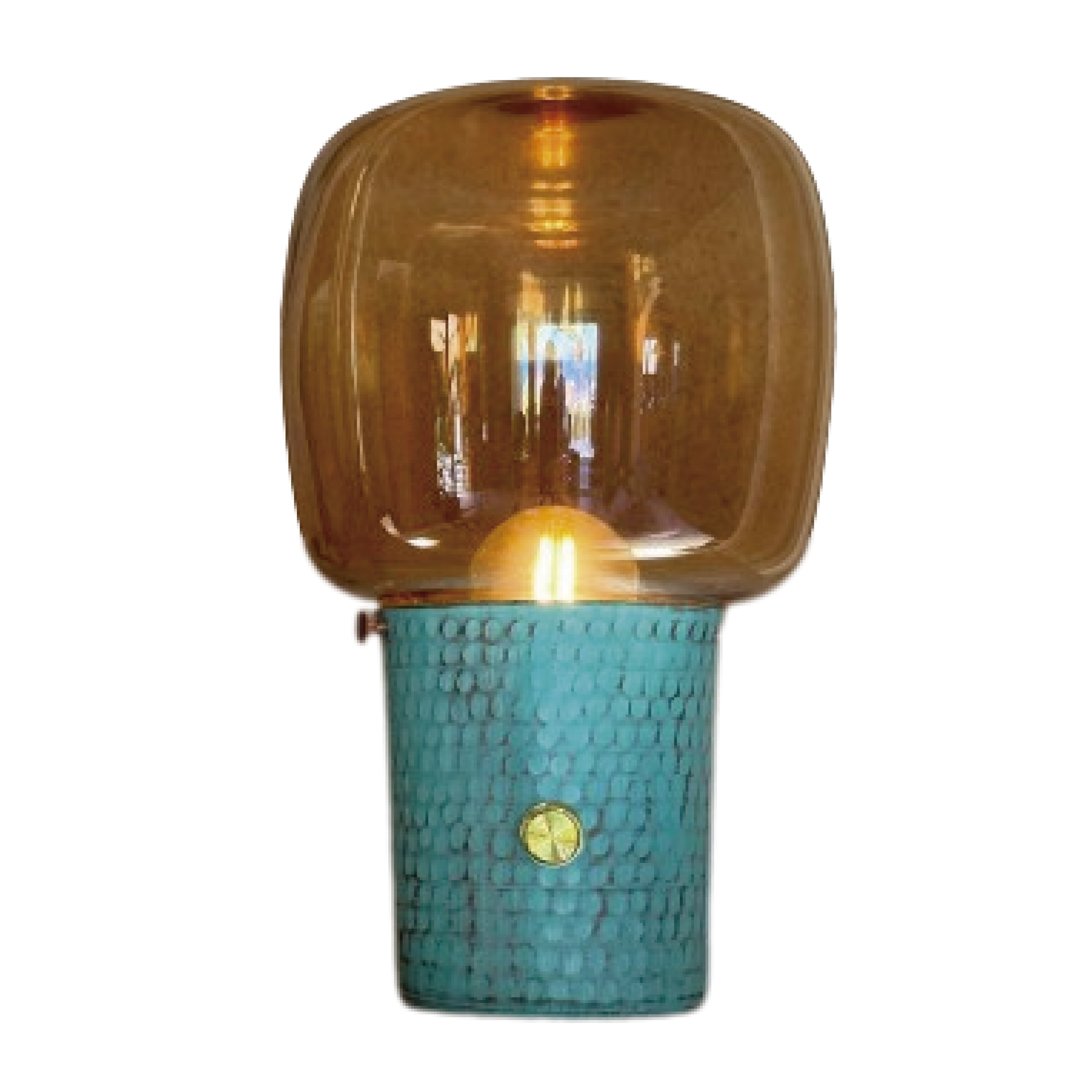 DONNEA - LÁMPARA DE MESA DE COBRE