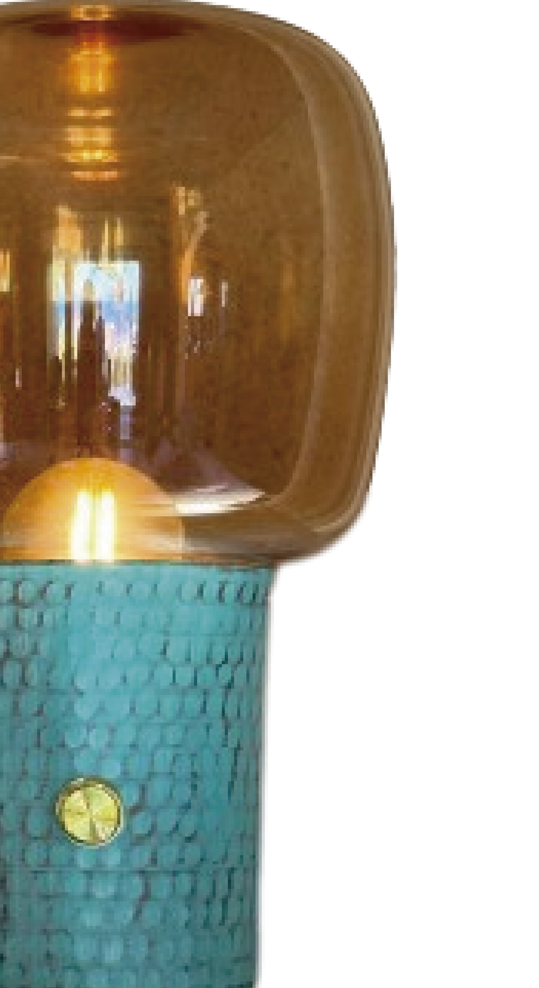 DONNEA - LÁMPARA DE MESA DE COBRE