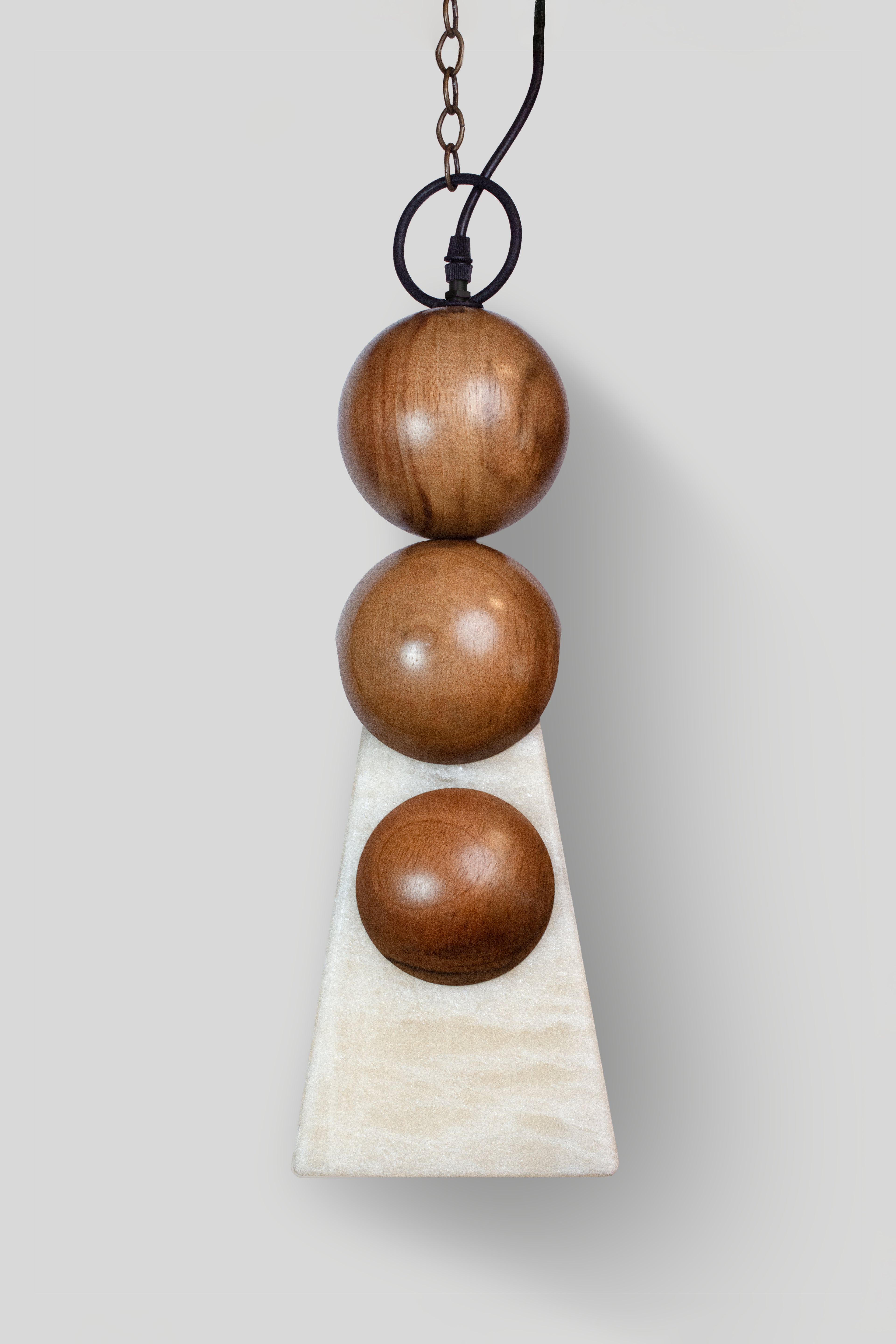 HALO - LÁMPARA COLGANTE DE PAROTA Y ÓNIX