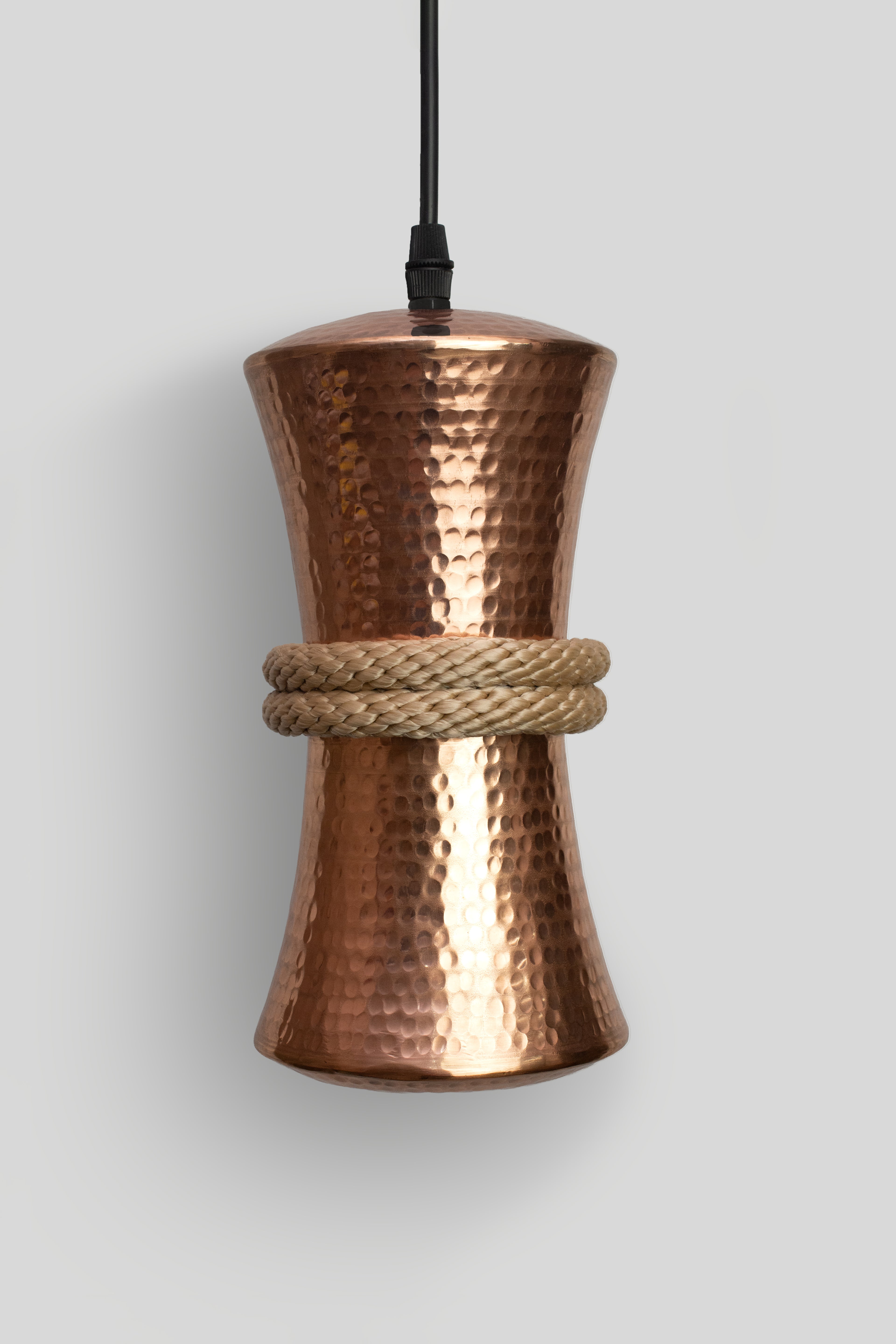 OMET - LÁMPARA COLGANTE DE COBRE BRILLANTE NATURAL