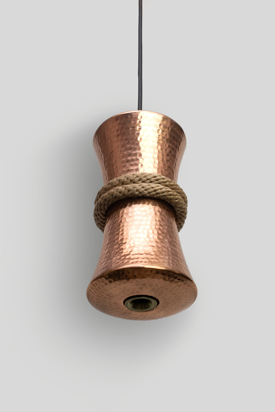 OMET - LÁMPARA COLGANTE DE COBRE BRILLANTE NATURAL