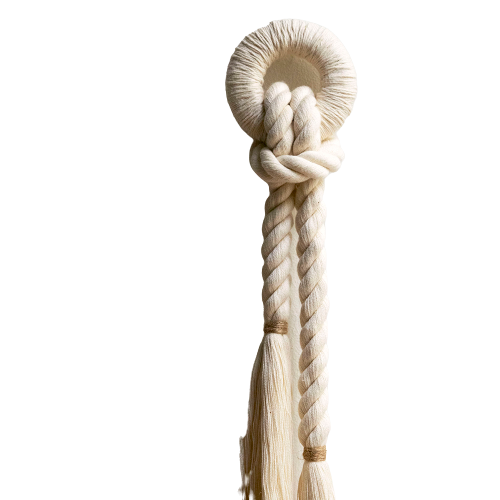 EVA PETITE - NUDO DE MACRAMÉ DE ALGODÓN