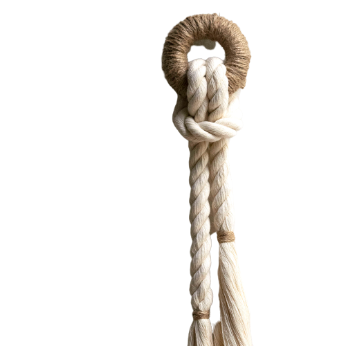 EVA PETITE - NUDO DE MACRAMÉ DE YUTE