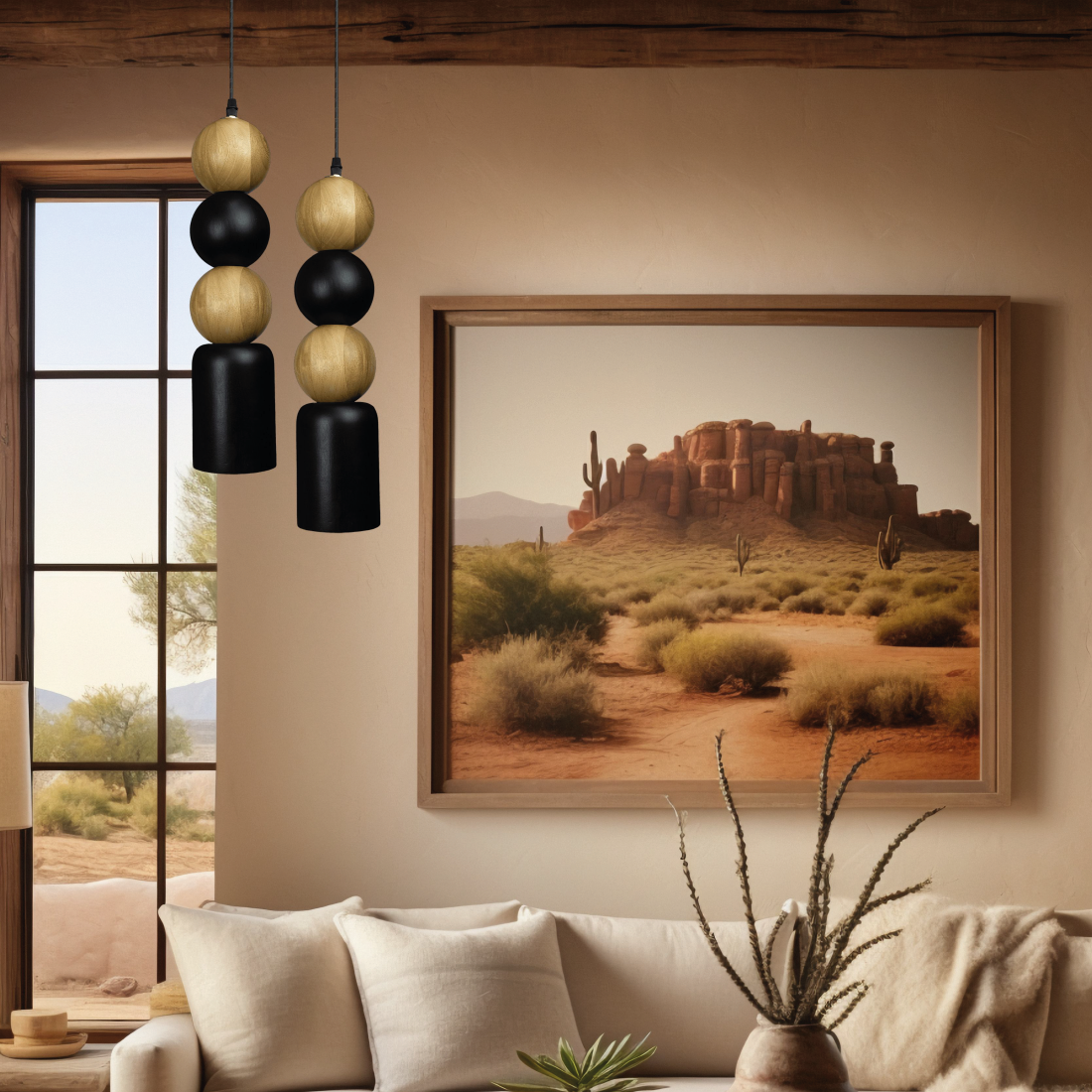 TUAPA - LÁMPARA COLGANTE DE ROSA MORADA