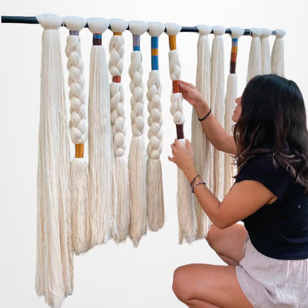 JAAT - TAPIZ DE MACRAMÉ DE ALGODÓN