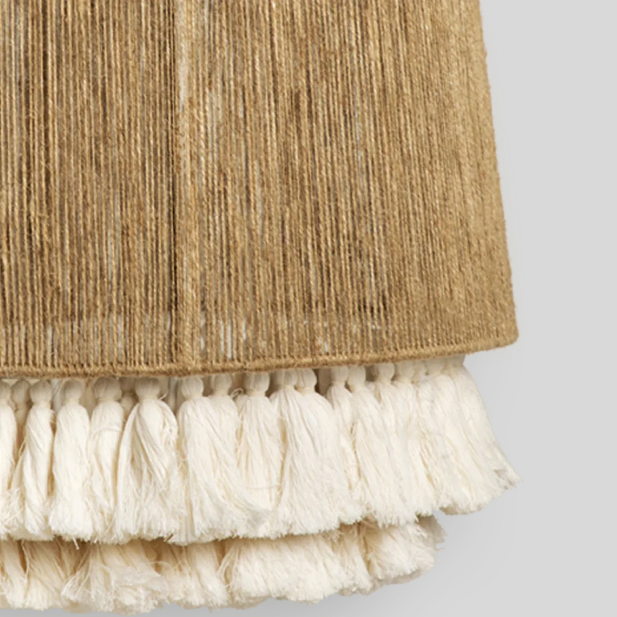 LUUM - LÁMPARA COLGANTE DE YUTE Y ALGODÓN