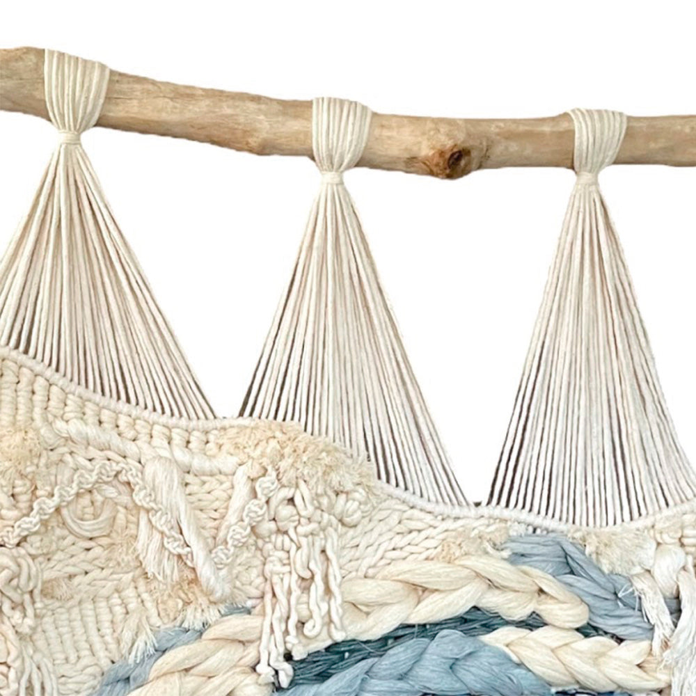 ZEEN - TAPIZ DE MACRAMÉ DE ALGODÓN