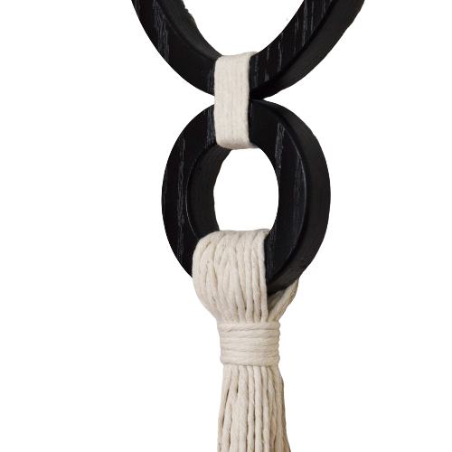 MILLI - AROS DE ENCINO CON CUERDAS DE ALGODÓN