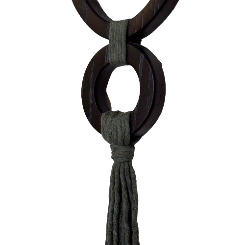 MILLI - AROS DE ENCINO CON CUERDAS DE ALGODÓN