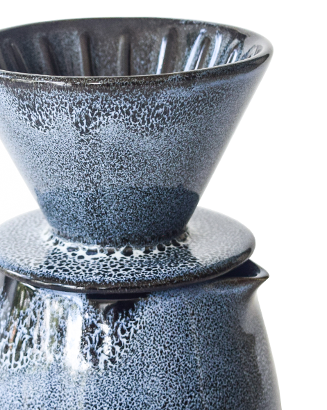 CARY - JUEGO DE COFFEE DRIPPER DE CERÁMICA CON JARRA (800 ML)