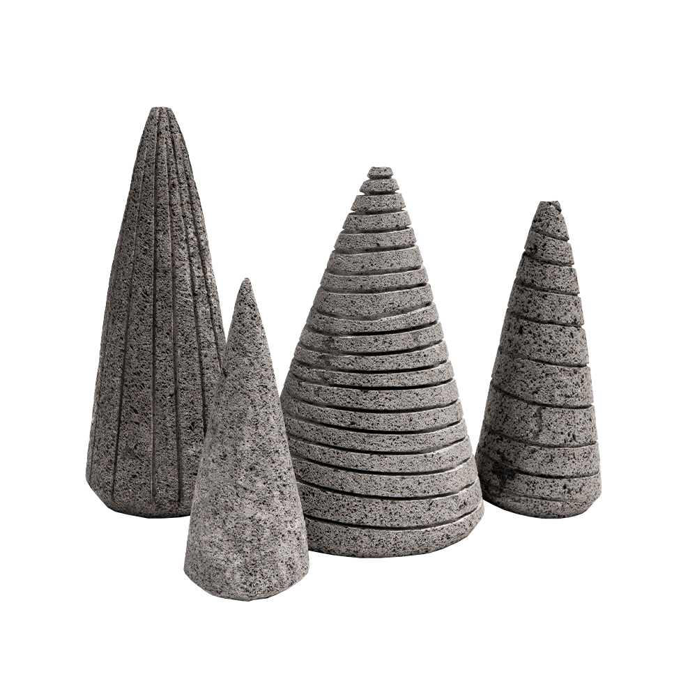 UTZUL - JUEGO DE PINOS DE PIEDRA VOLCÁNICA