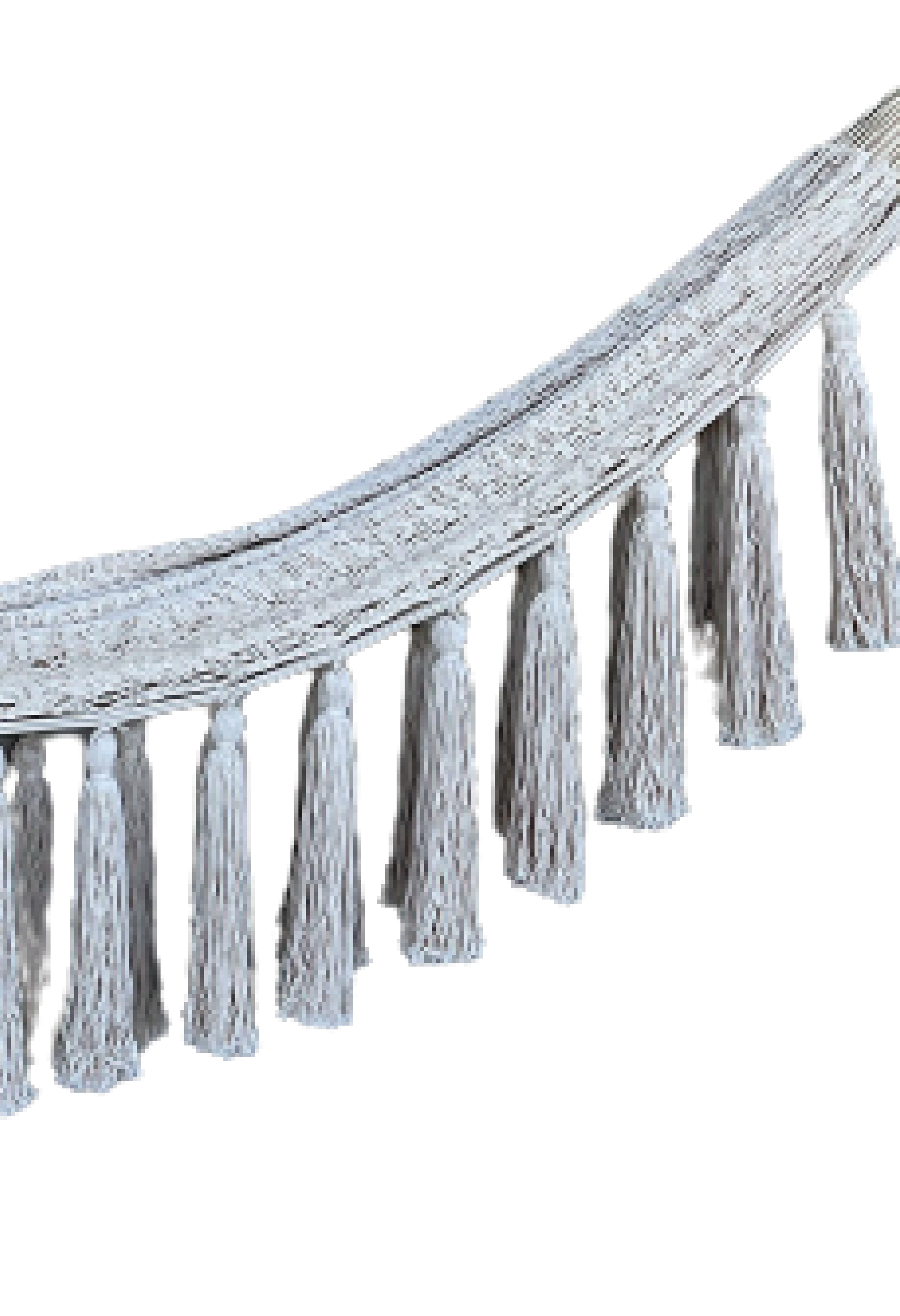 LEONORA - HAMACA CON POMPONES LARGOS DE ALGODÓN