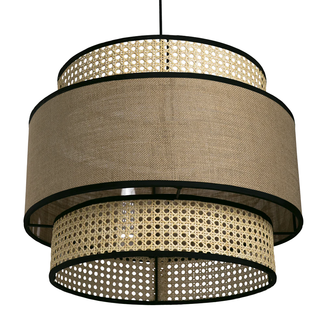 TICUL - LÁMPARA COLGANTE DE BEJUCO & YUTE