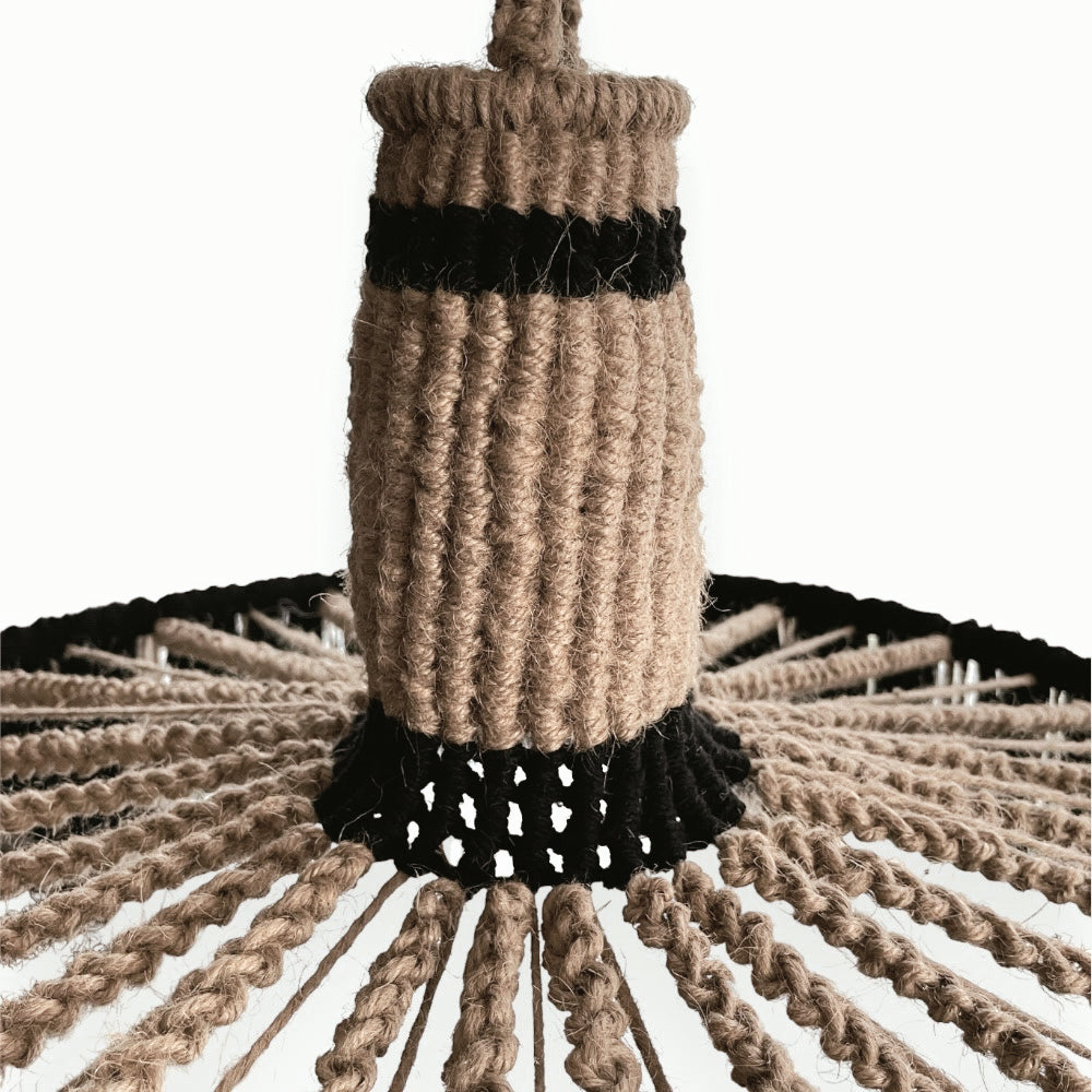 SAK - LÁMPARA COLGANTE DE YUTE Y ALGODÓN