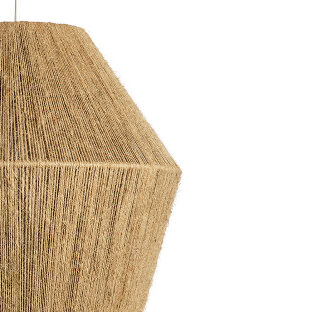 UXMAL- LÁMPARA COLGANTE DE YUTE