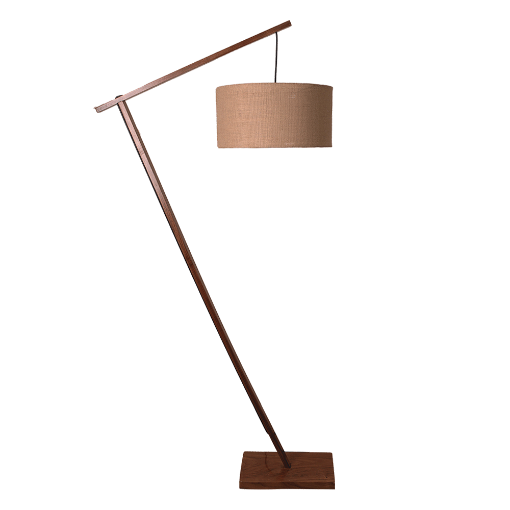 ALITZEL - LÁMPARA DE PIE DE YUTE