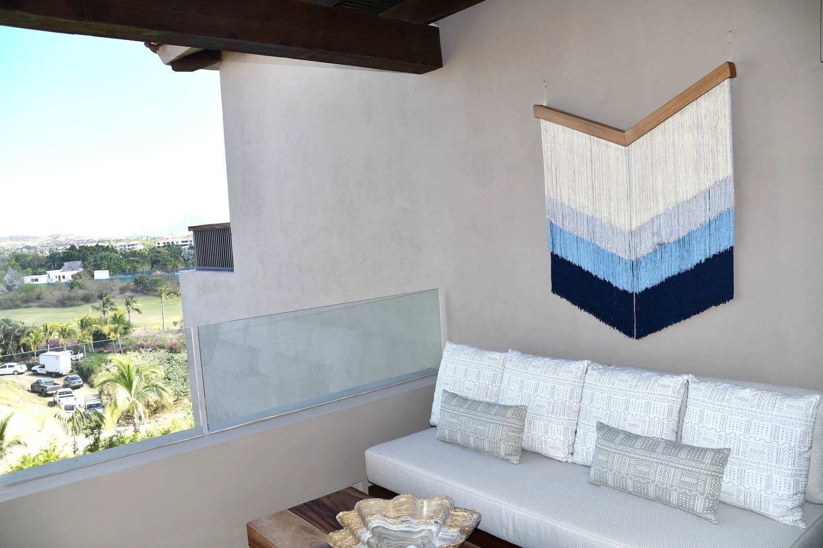 ARANDAS - TAPIZ DE MACRAMÉ DE ALGODÓN