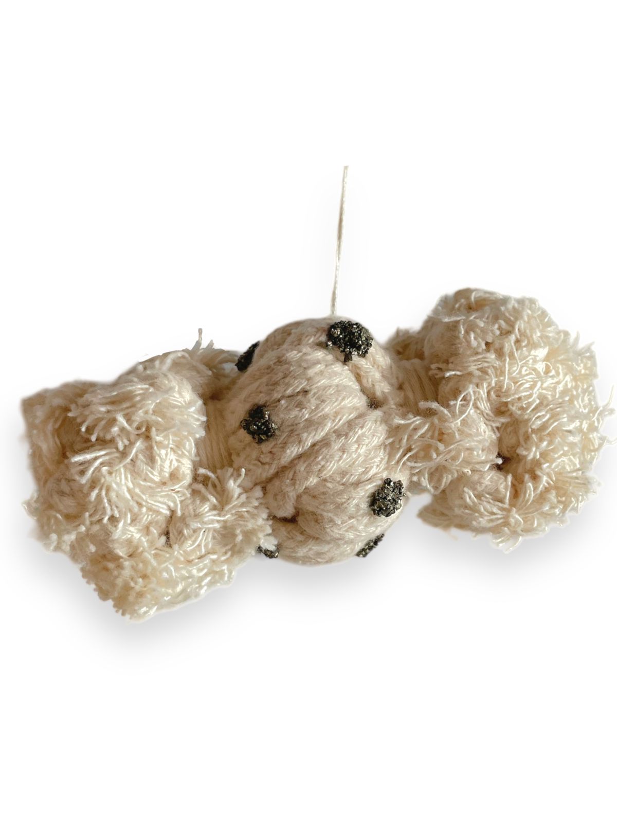 CHIIK - JUEGO DE BORLAS DE ALGODÓN & PIEDRA PIRITA
