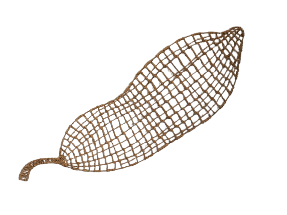 QFH623 - JUEGO DECORATIVO TEJIDO CON JACINTO TORCIDO