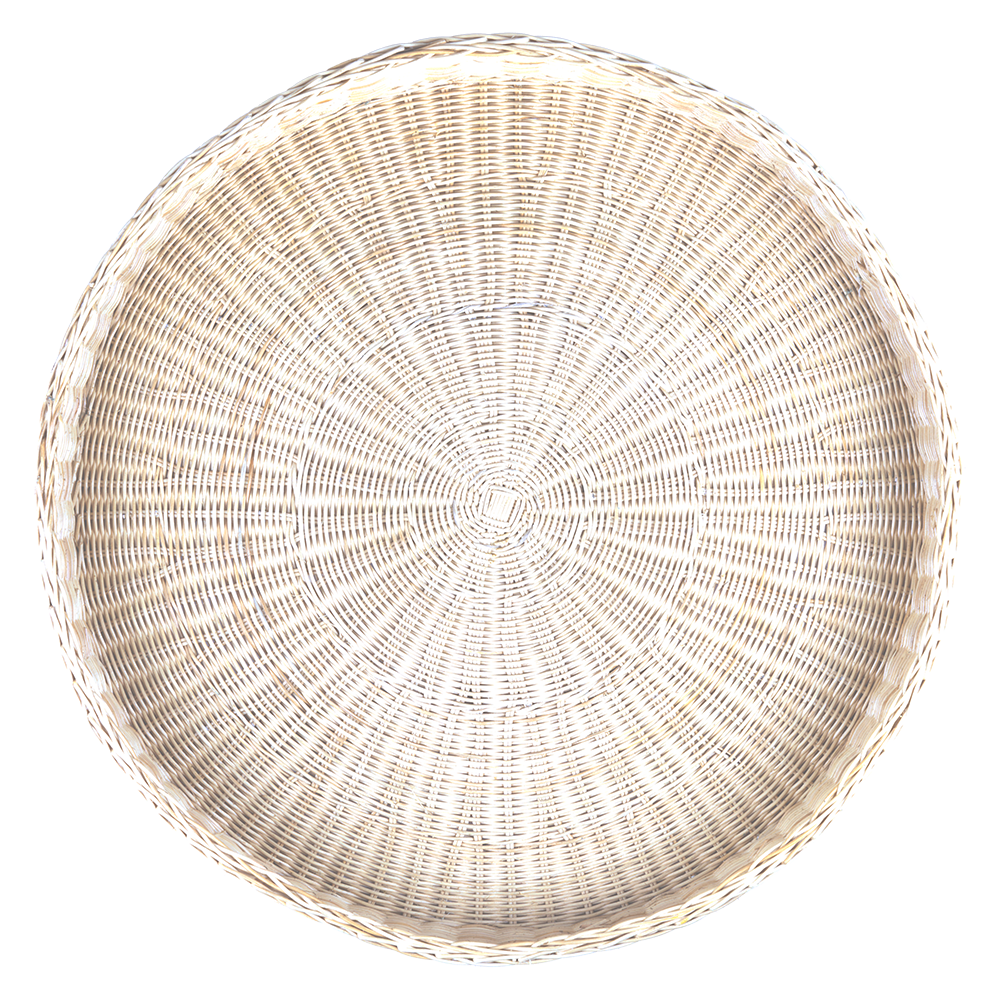 TULUM - BANDEJA FLOTANTE DE MIMBRE Y RATÁN