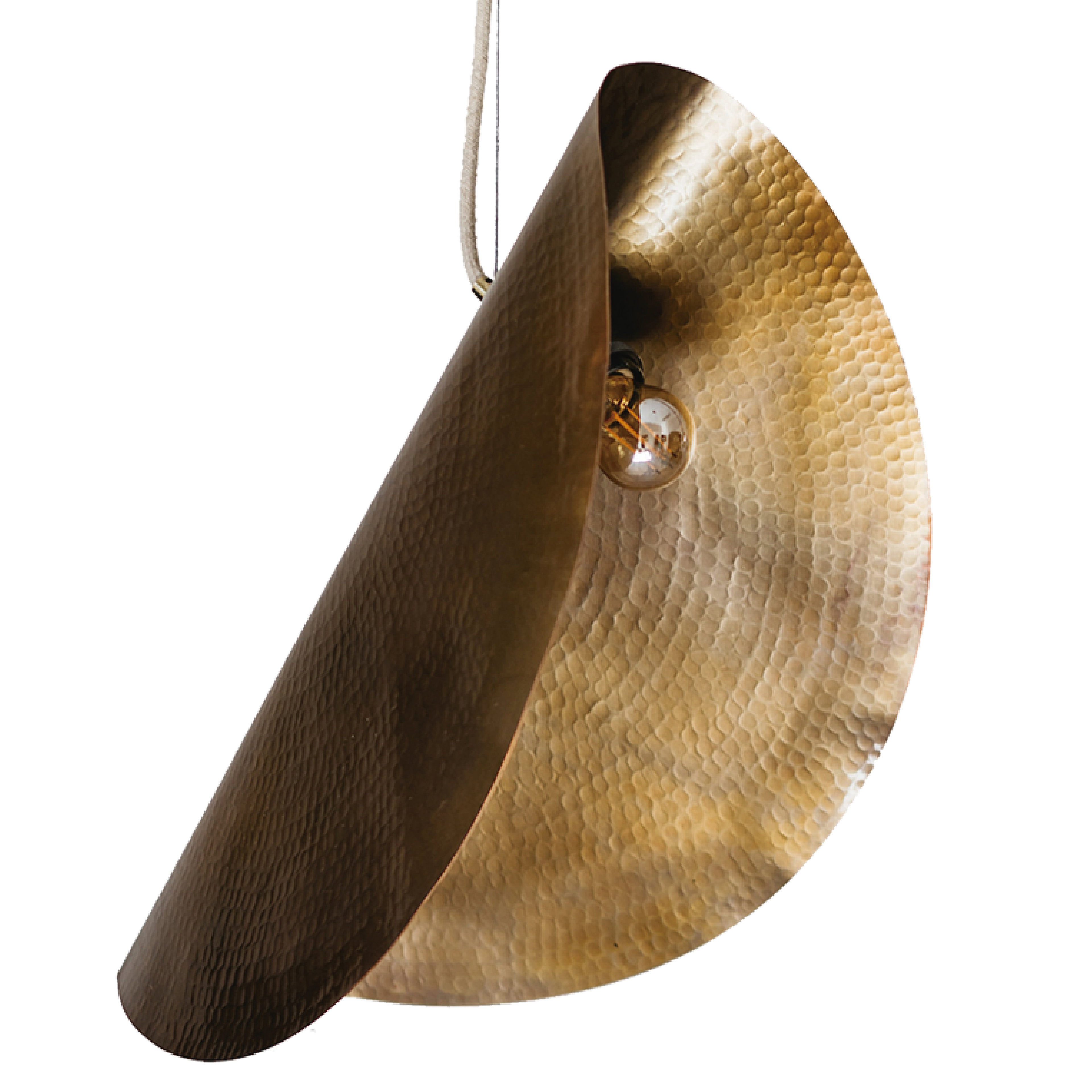 ÓPALO - LÁMPARA COLGANTE DE COBRE