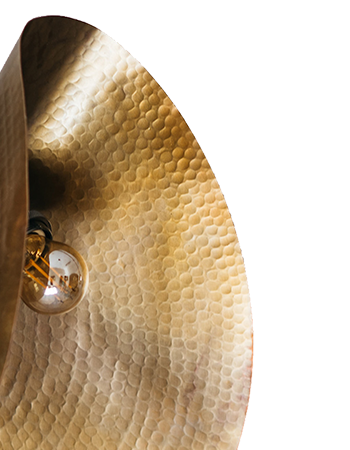 ÓPALO - LÁMPARA COLGANTE DE COBRE