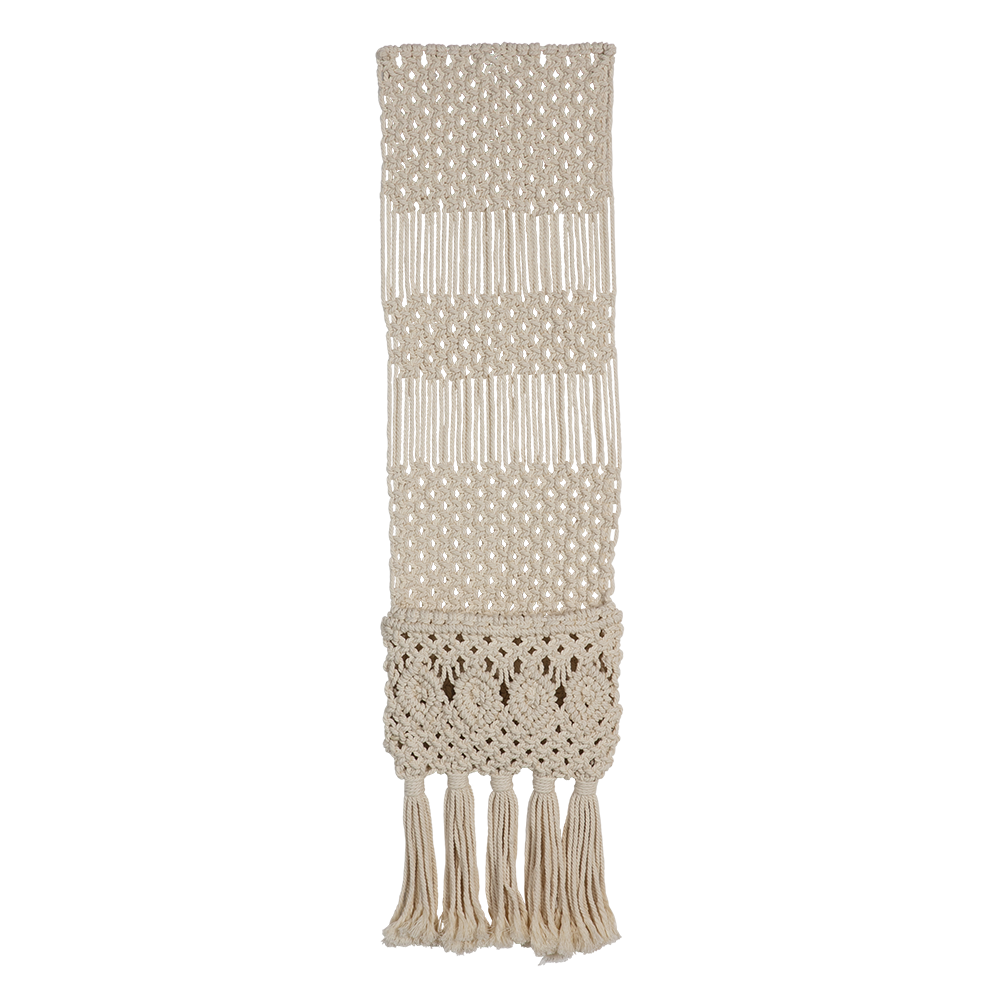 MINA - ORGANIZADOR DE MACRAMÉ DE ALGODÓN