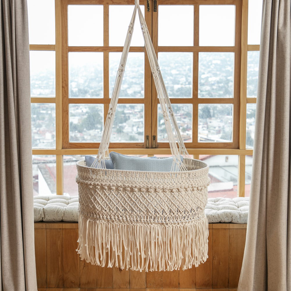 FAYSAL - CUNA COLGANTE DE MACRAMÉ