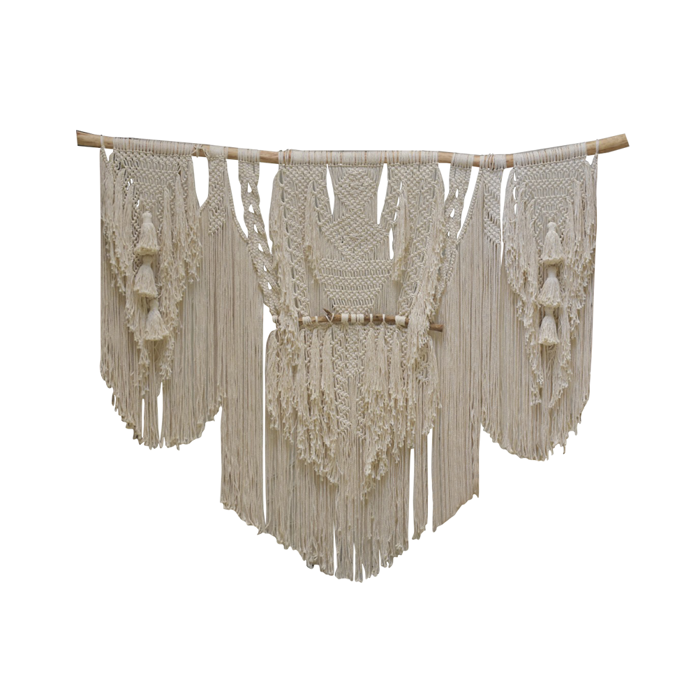 ATOYAC - TAPIZ DE MACRAMÉ DE ALGODÓN