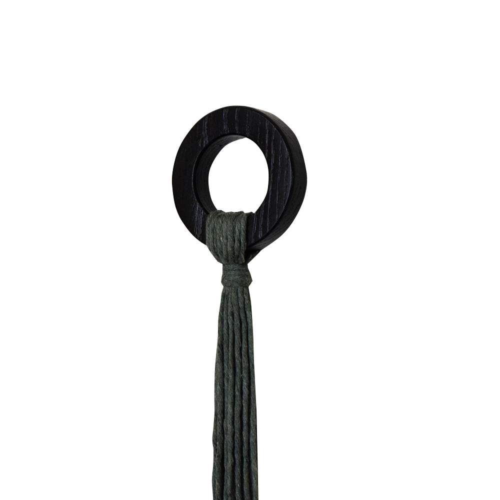 TULE - ARO DE ENCINO CON CUERDAS DE ALGODÓN