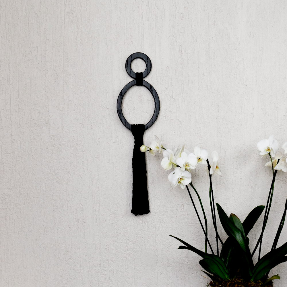 CINTHIA - AROS DE MADERA CON CUERDAS DE ALGODÓN