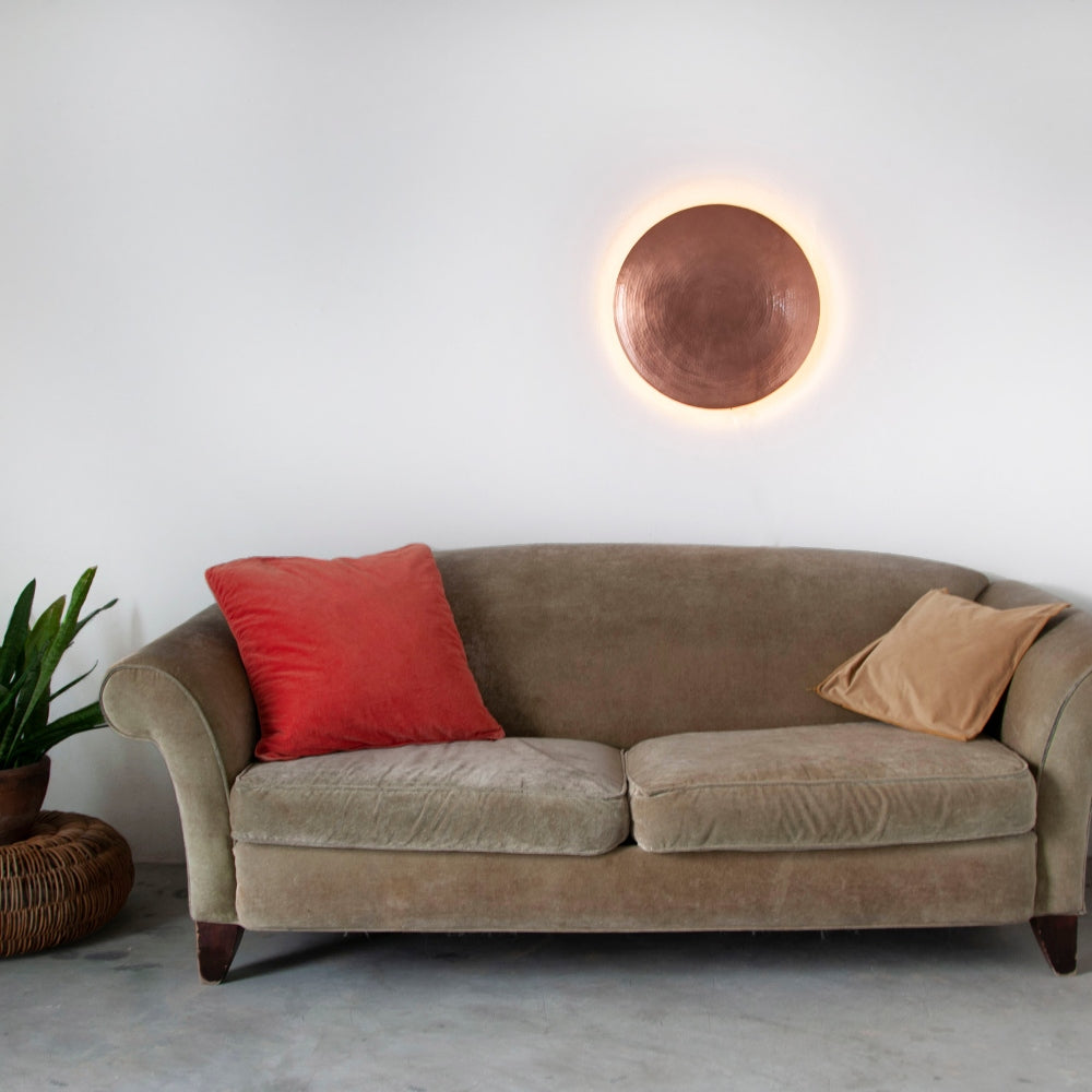 LUNA - LÁMPARA DE PARED DE COBRE