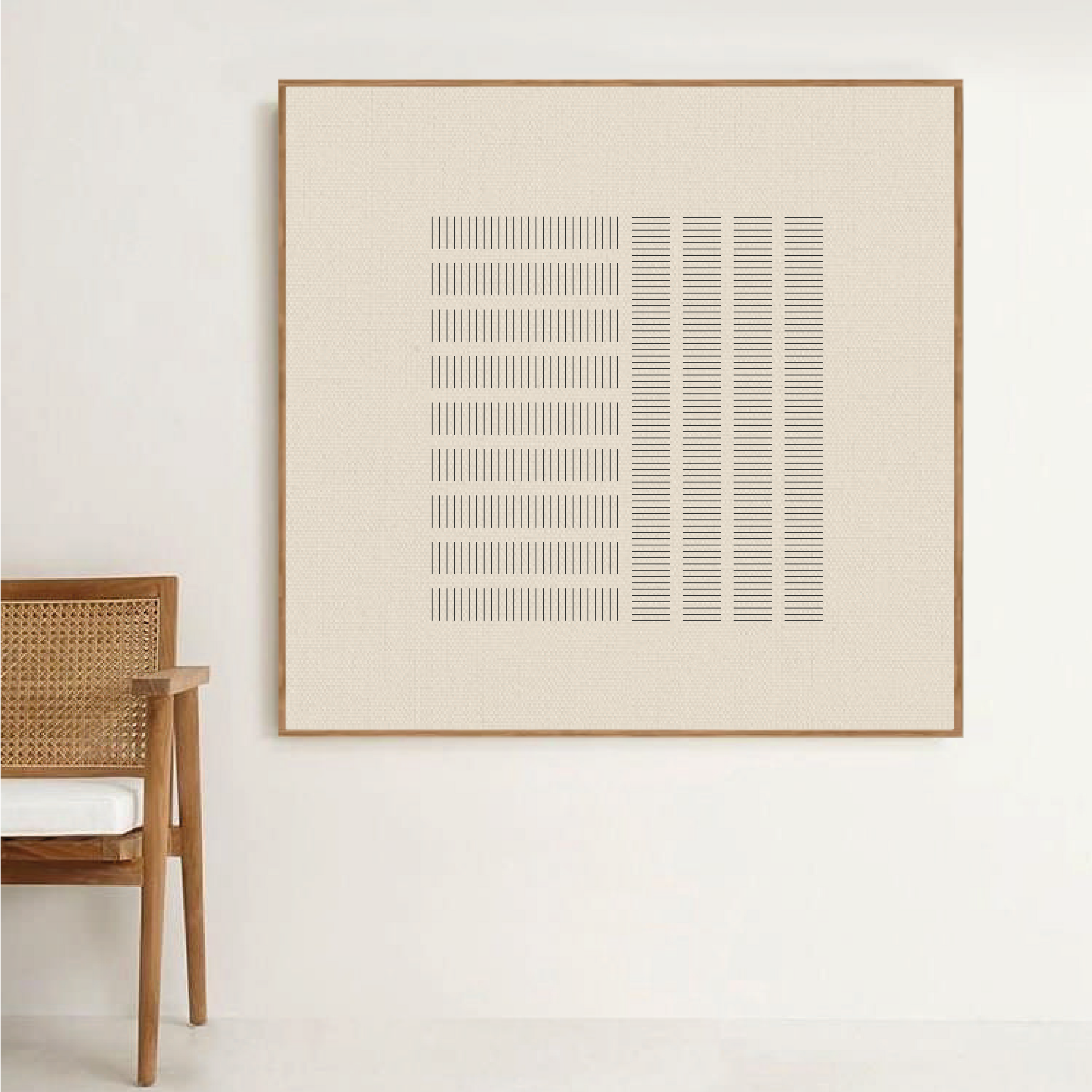 BOLON - CUADRO TEXTIL CON HILO DE ALGODÓN