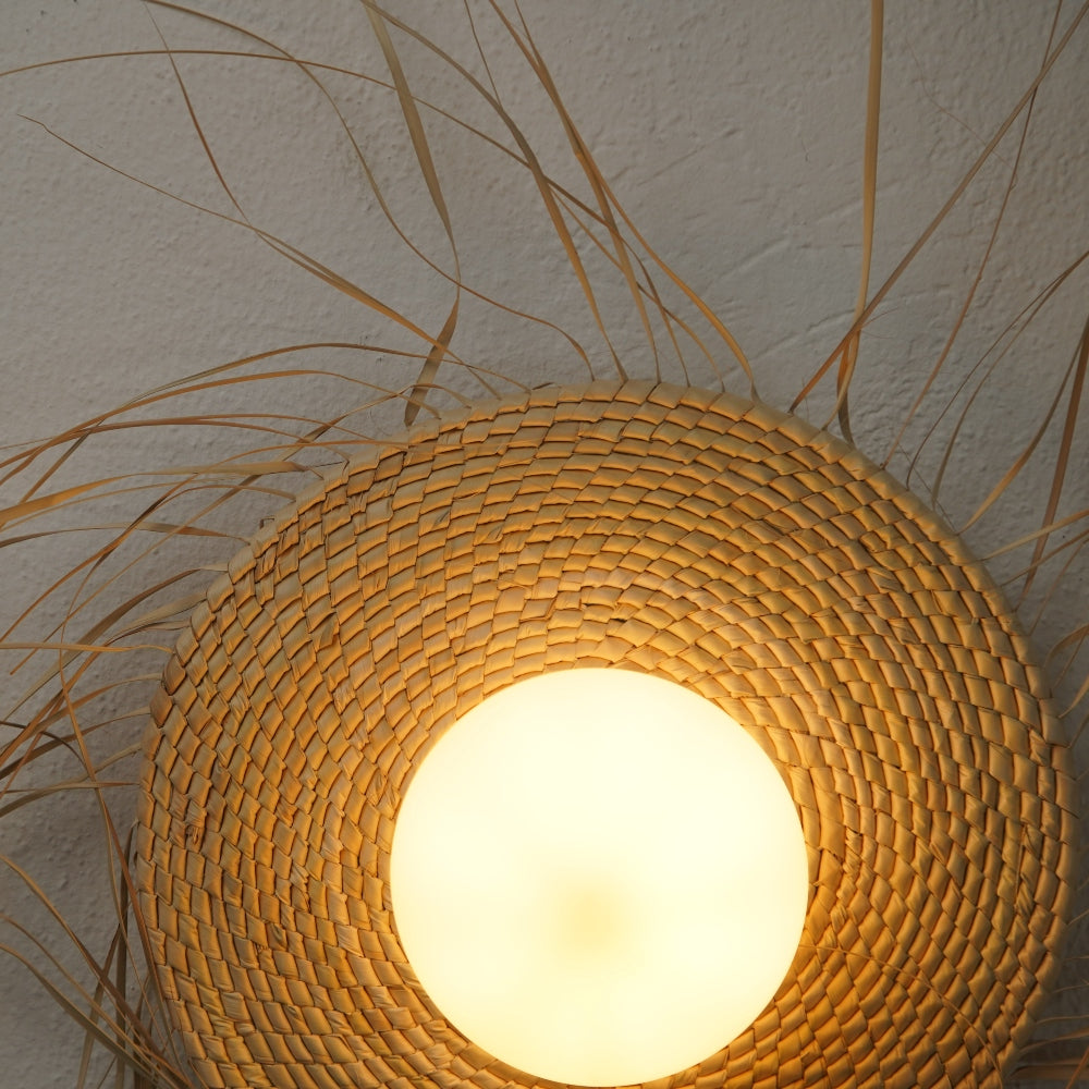 YUCCA - LÁMPARA DE PARED DE PALMA