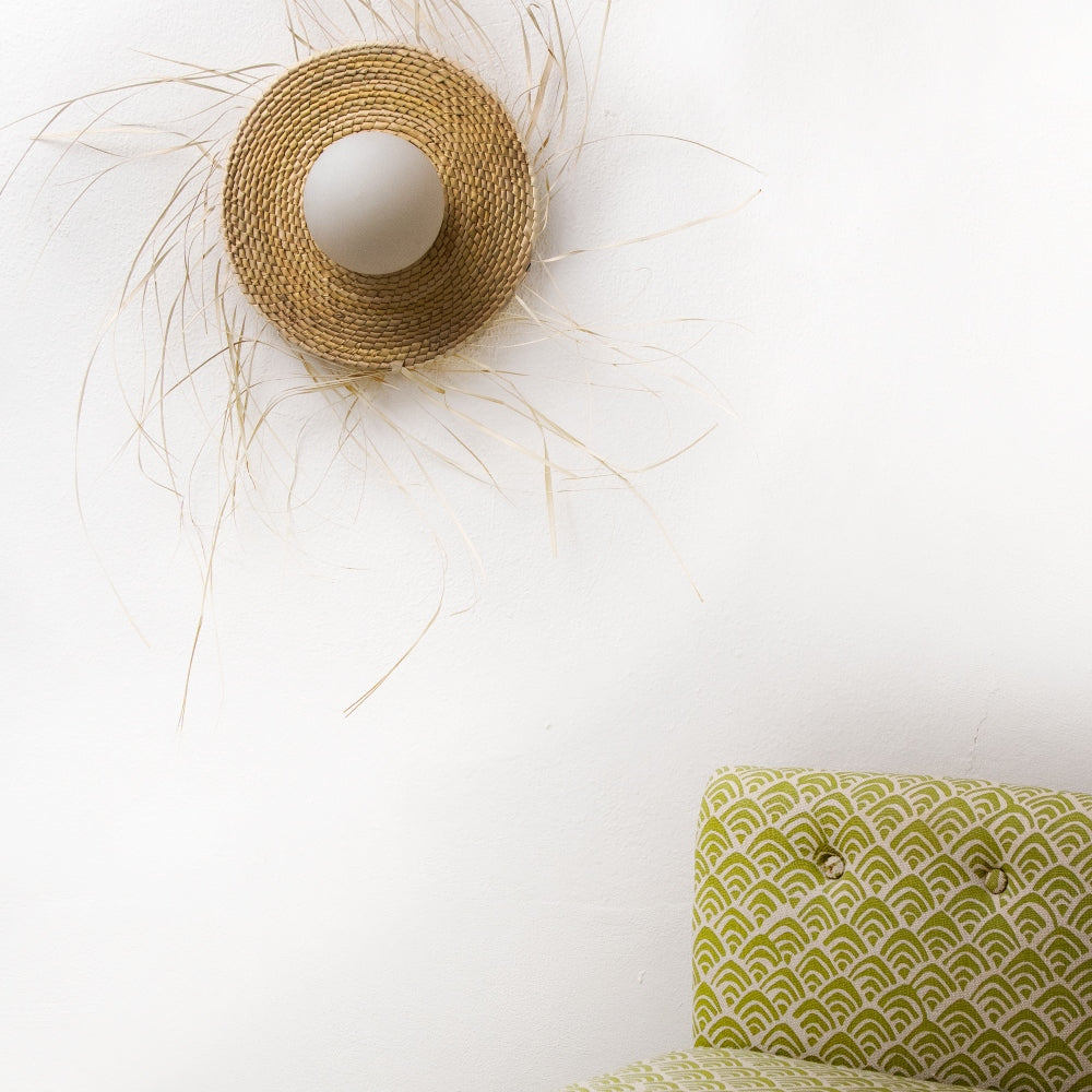 YUCCA - LÁMPARA DE PARED DE PALMA