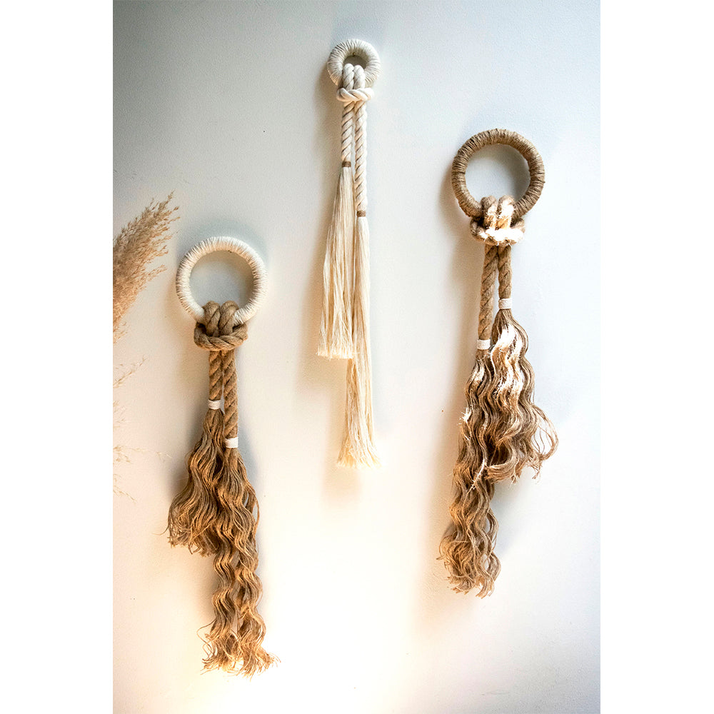 EVA PETITE - NUDO DE MACRAMÉ DE ALGODÓN