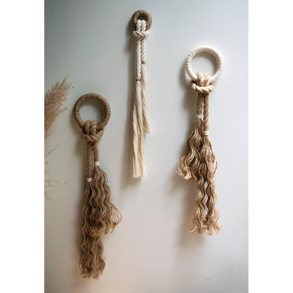 EVA PETITE - NUDO DE MACRAMÉ DE YUTE