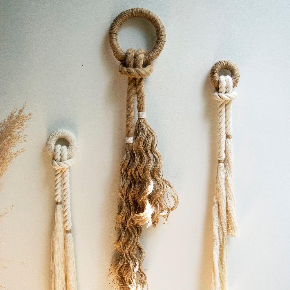 EVA PETITE - NUDO DE MACRAMÉ DE ALGODÓN