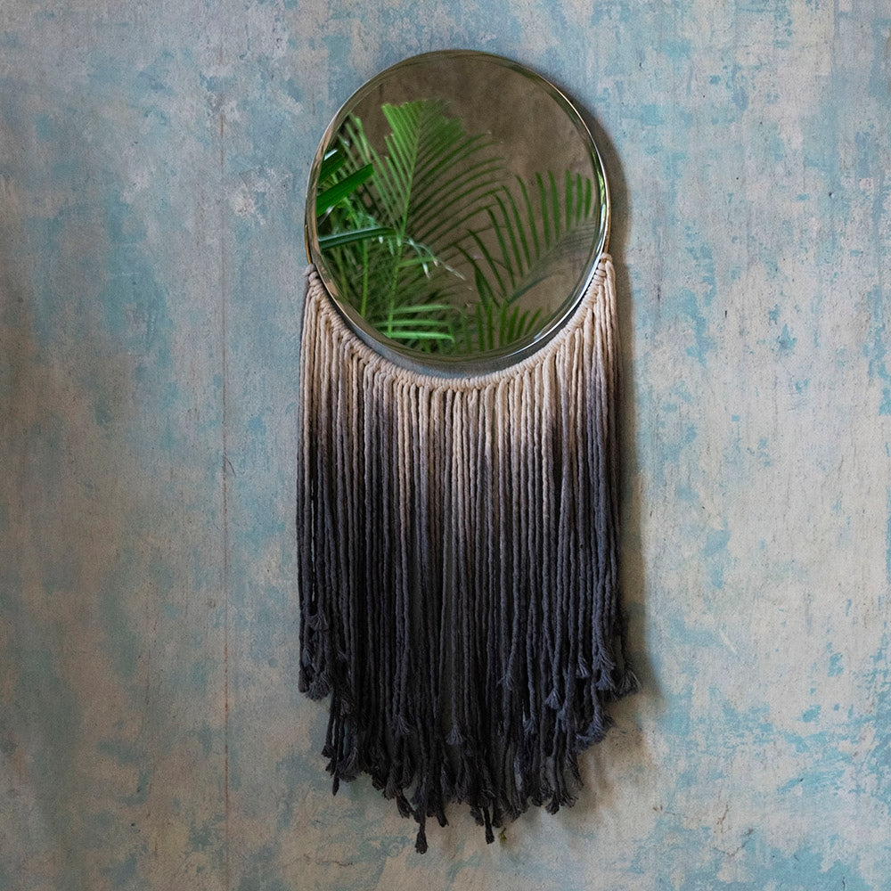 LUCÍ - ESPEJO DECORATIVO CON ALGODÓN