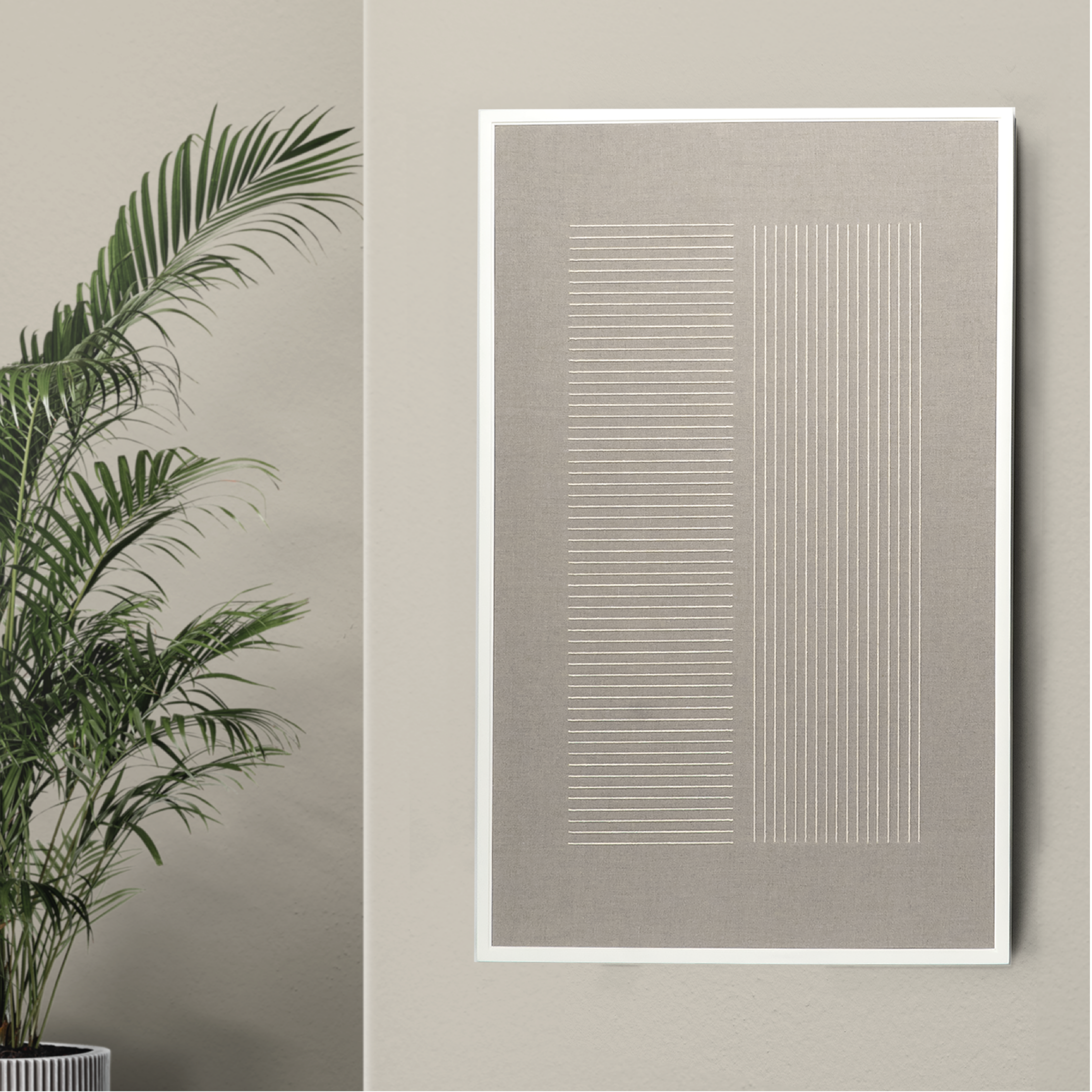 TÓLOKO - CUADRO DE TEXTIL CON HILO DE ALGODÓN