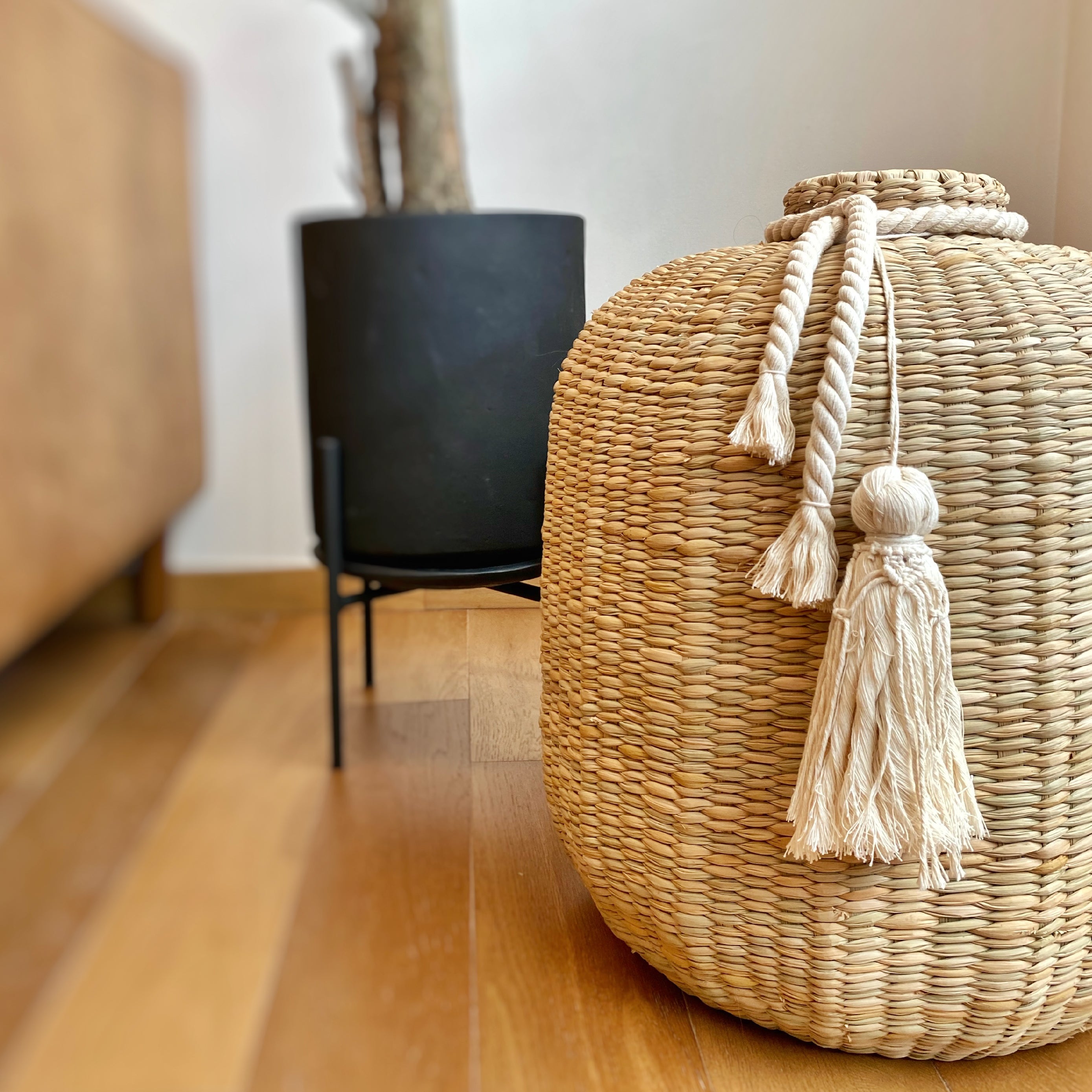 NAHUATZEN - JARRÓN DE CHUSPATA